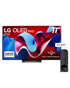 LG 77-inch OLED evo C4 4K Smart TV AI Magic remote Dolby Vision webOS24 2024 | OLED77C46LA