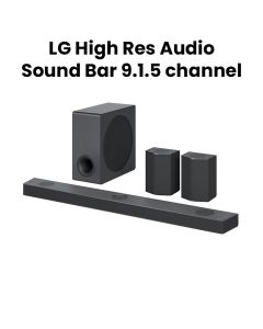 LG 9.1.5 ch High Res Audio Sound Bar with Dolby Atmos and Surround Speakers | S95QR