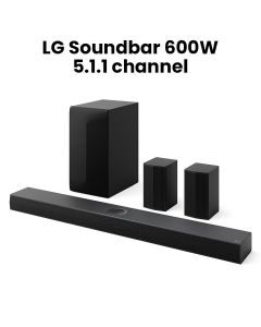 LG Soundbar for TV with Dolby Atmos 600W 5.1.1 channel | S75TR