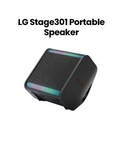 LG Portable Bluetooth Speaker - Black | STAGE301