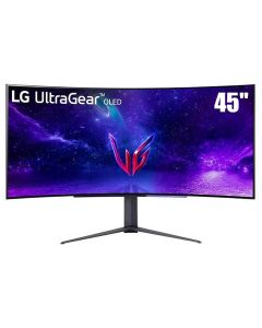 LG 45'' UltraGear OLED Curved Gaming Monitor WQHD with 240Hz Refresh Rate | 45GR95QE-B