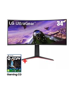 LG 2023 34inch UltraGear QHD Curved Gaming Monitor | 34GP63A-B