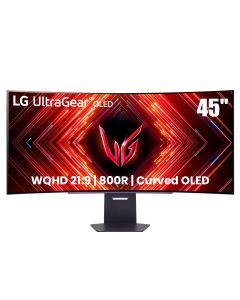 LG 45'' UltraGear WQHD (3440 x 1440) 21:9 800R OLED curved gaming monitor | 45GS95QE-B