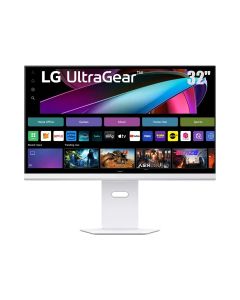 LG 32" UltraGear 4K UHD Gaming Monitor – White | 32G810SA