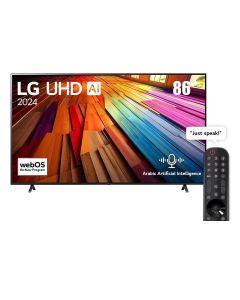LG 86" UHD 4K Smart TV - Black | 86UT80006LA