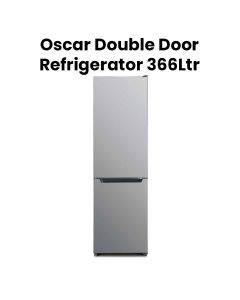 Oscar 366Ltrs Double Door Refrigerator Silver | ORF 366S