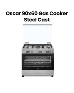 Oscar 90x60 Gas Cooker - Steel Cast| 9060GG1