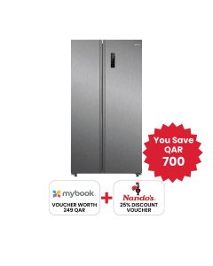 Oscar 521Ltr Side-by-Side Refrigerator | ORF 690 FFSBSH