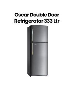 Oscar 333L Double Door Refrigerator – Silver | ORF 455 FFHS