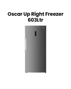 Oscar 603Ltrs Upright Freezer Convertible - Inox (OUFF620NF)