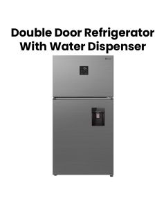 Oscar No-Frost Double Door Refrigerator with Water Dispenser - Silver | ORF630WDTS