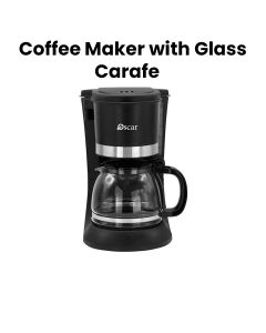 Oscar Coffee Maker with Glass Carafe, 1.25Ltrs | OCM 125L GL