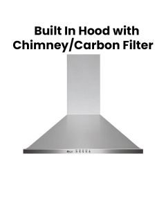 Oscar 60CM Built-In Hood with Chimney / Carbon Filter | OBD 60 HD SC