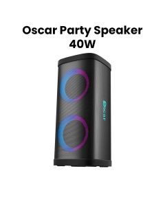 Oscar Party Speaker 40W with RGB Light and Wireless Mic 