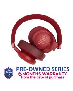 JBL Live Wireless Over-Ear Headphones - Red | 500BT