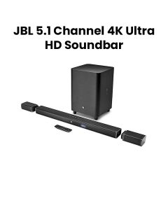 JBL Bar 5.1 5.1-Channel 4K Ultra HD Soundbar with True Wireless Surround Speakers