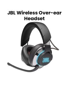 JBL Quantum 800 Wireless Over-ear Performance Gaming Headset with Active Noise Cancelling and Bluetooth 5.0 - Black