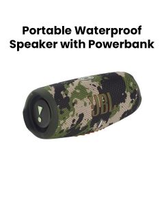 JBL CHARGE 5 Portable Waterproof Speaker with Powerbank - Squad