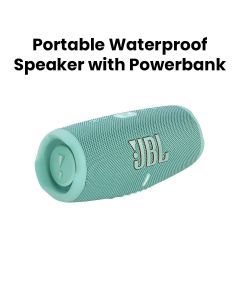 JBL CHARGE 5 Portable Waterproof Speaker with Powerbank - Teal