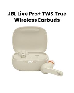 JBL Live Pro+ TWS True wireless Noise Cancelling Earbuds - Beige