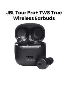 JBL Tour Pro+ TWS True Wireless Noise-cancelling Earbuds - Black