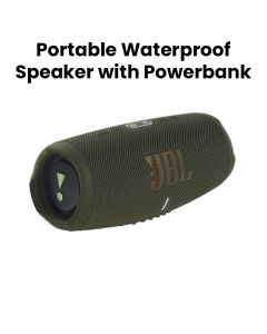 JBL CHARGE 5 Portable Waterproof Speaker with Powerbank - Forest Green