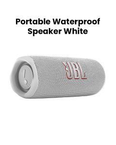 JBL Flip 6 Portable Waterproof Speaker - White