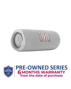 JBL Flip 6 Portable Waterproof Speaker - White