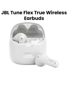 JBL Tune Flex True Wireless Noise Cancelling Earbuds - White