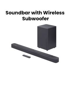 JBL Bar 2.1 Deep Bass (MK2) Soundbar with Wireless Subwoofer - Black