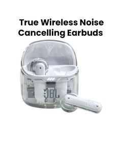 JBL Tune Flex True Wireless Noise Cancelling Earbuds - White Ghost Edition