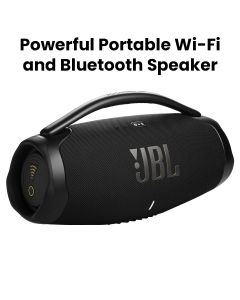 JBL Boombox 3 Wi-Fi |Powerful Portable Wi-Fi and Bluetooth Speaker - Black