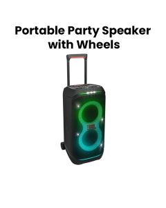 JBL PartyBox Stage 320 Portable Party Speaker with Wheels