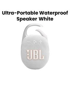 JBL Clip 5 | Ultra-Portable Waterproof Speaker - White