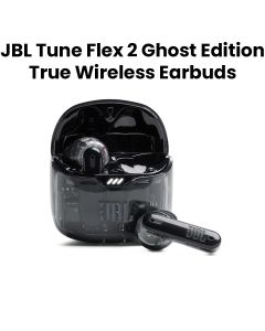 JBL Tune Flex 2 Ghost Edition True Wireless Noise Cancelling Earbuds - Black