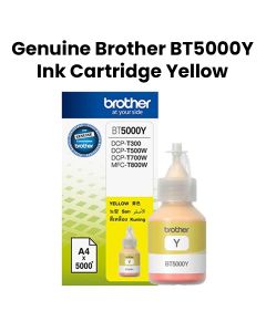 Genuine Brother Ink Cartridge - Yellow | BT5000Y