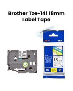 Genuine Brother Tze-141 18mm Label Tape