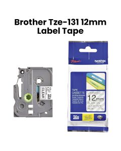 Genuine Brother Tze-131 12mm Label Tape