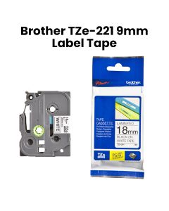 Genuine Brother TZe-221 9mm Label Tape