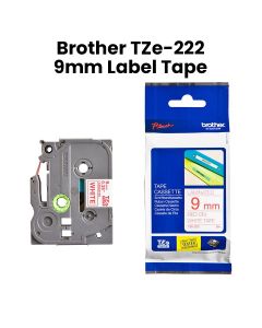 Genuine Brother TZe-222 9mm Label Tape