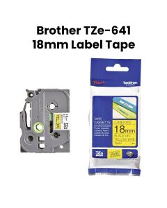 Genuine Brother TZe-641 18mm Label Tape