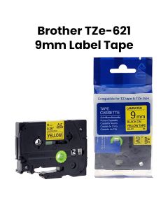 Genuine Brother TZe-621 9mm Label Tape