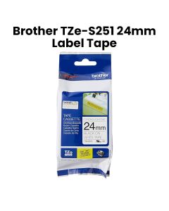 Genuine Brother TZe-S251 24mm Label Tape