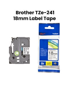 Genuine Brother TZe-241 18mm Label Tape