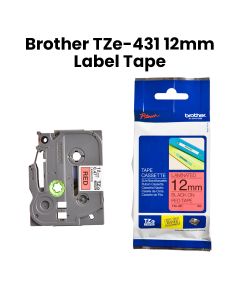 Genuine Brother TZe-431 12mm Label Tape