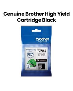 Genuine Brother High Yield Cartridge - Black | LC472BK