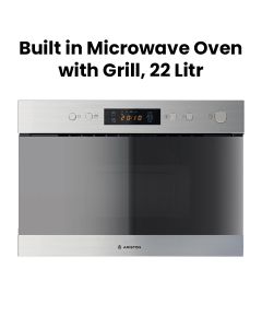 Ariston Built-In Microwave Oven With Grill 22 Ltrs | MN 313 IX A