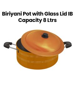 Mr. Light 8Ltrs Pot with Stainless Steel Lid | MR BIRIYANI POT 8