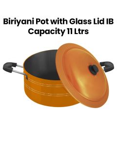 Mr. Light 11Ltrs Pot with Stainless Steel Lid | MR BIRIYANI POT 11