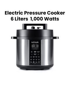 Nutricook Smart Pot 2  6 Liters 9 in 1 Electric Pressure Cooker 1,000 Watts | NC-SP204A